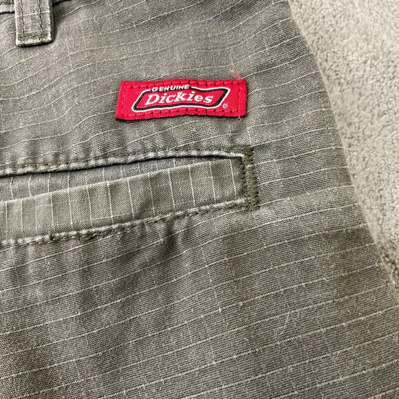 Genuine Dickies Ripstop Shorts Mens SIZE 40 Gray Loose Fit Multi-Use Pocket - Picture 4 of 10